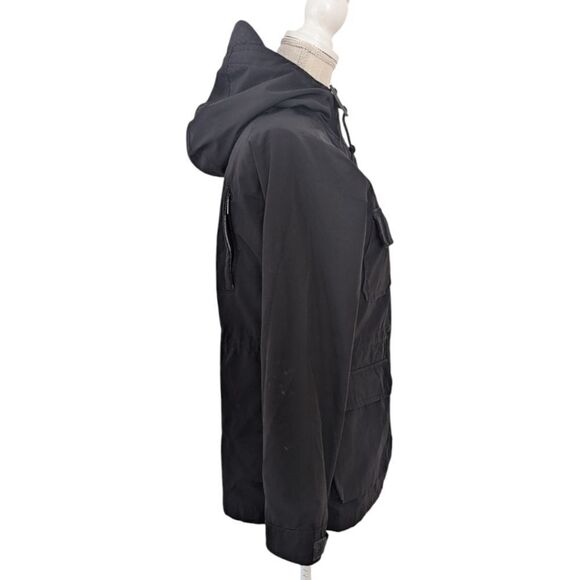 Penfield Kasson 80/20 Women's XS Down Jacket Hooded in Black Fleece Lined - Picture 4 of 13